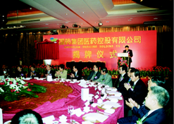 2003年1月16日，半岛（中国）控股在上海威斯汀大饭店举行揭牌仪式